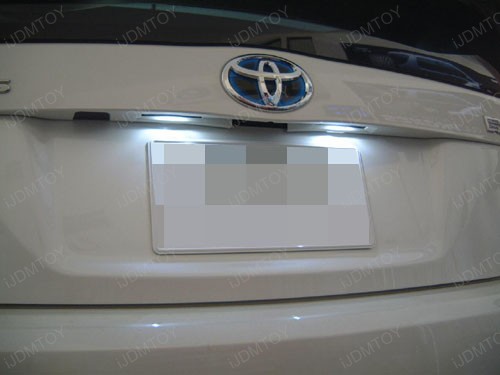 toyota prius license plate lights #6